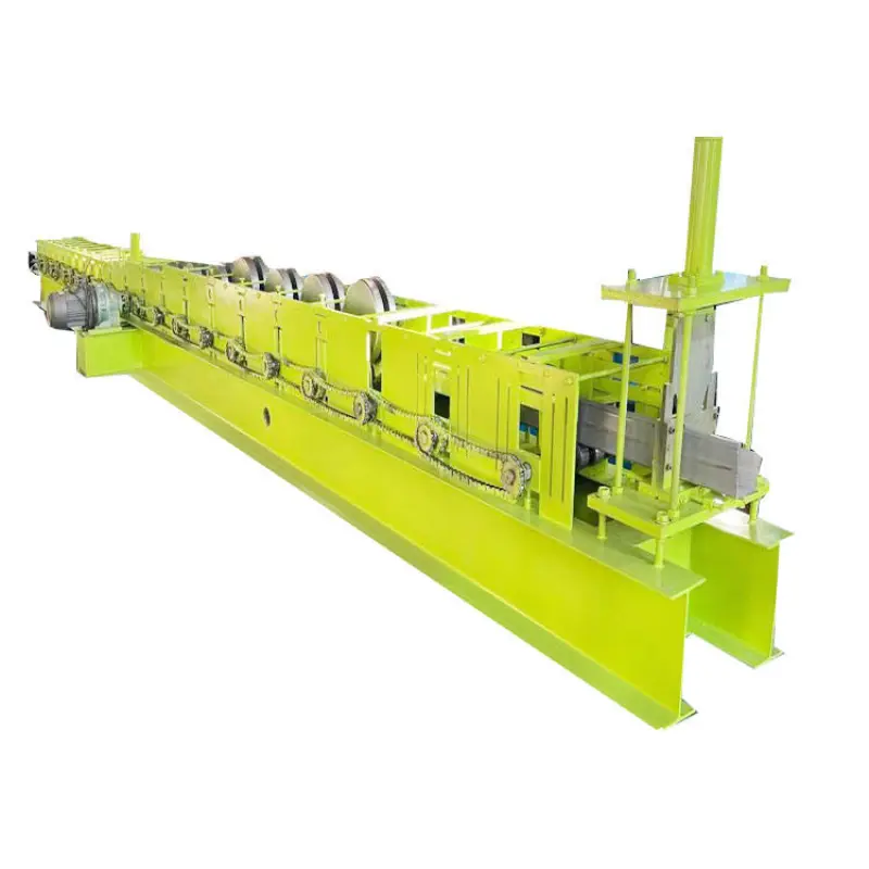 Seamless metal roof water gutter roll forming machine