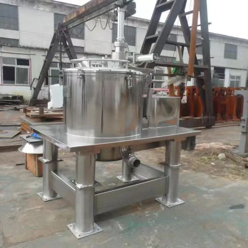 Industrial Lithium Salt Separating Plate Type Centrifugal Machine Automatic Unloading Centrifuge Separator for Solid Liquid