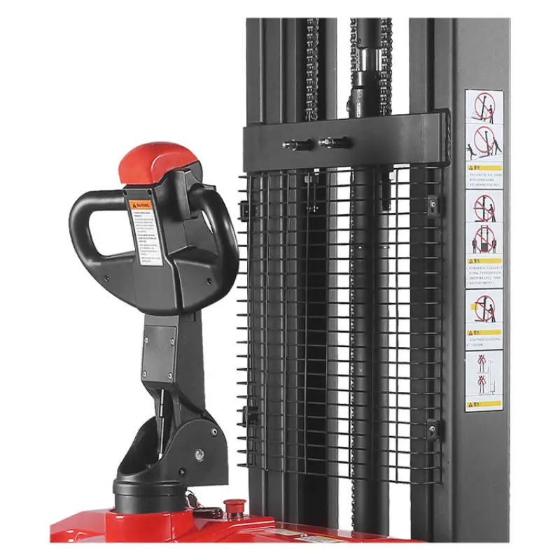 3000mm Max Heigh1ton 1.5ton Rated Load Standing  Electric Stacker  2000kg Electric Forklift Truck