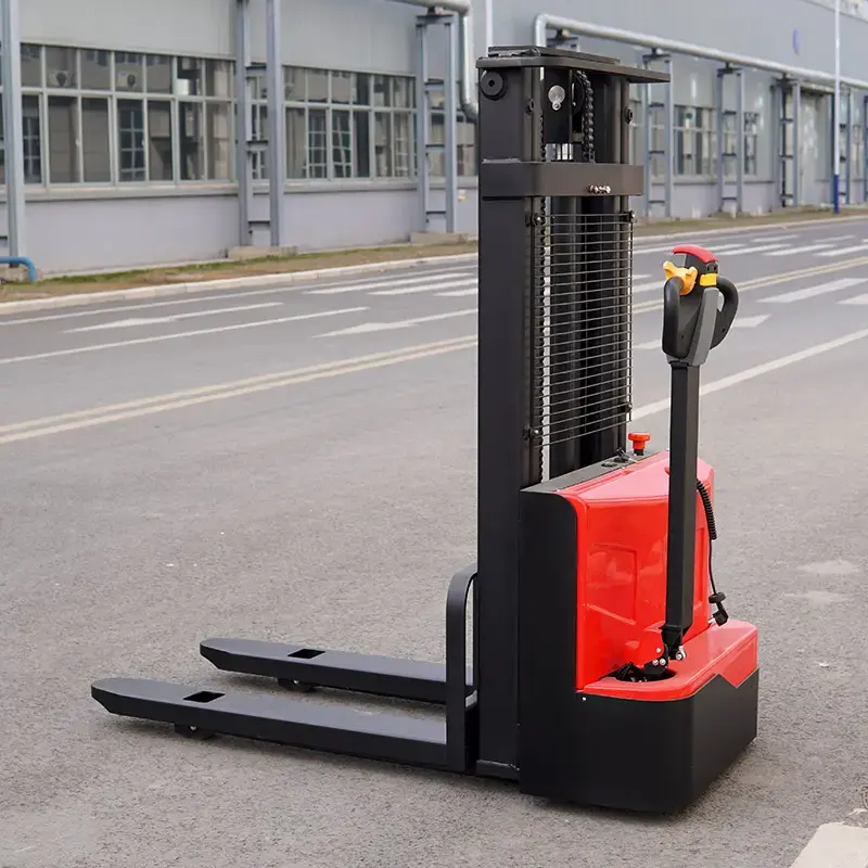1.5 ton automatic electric stacker full electric stacker self loading