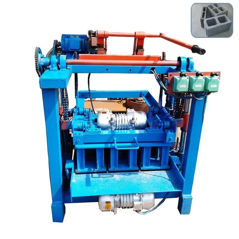 Semi automatic block 4-35 building block making machine