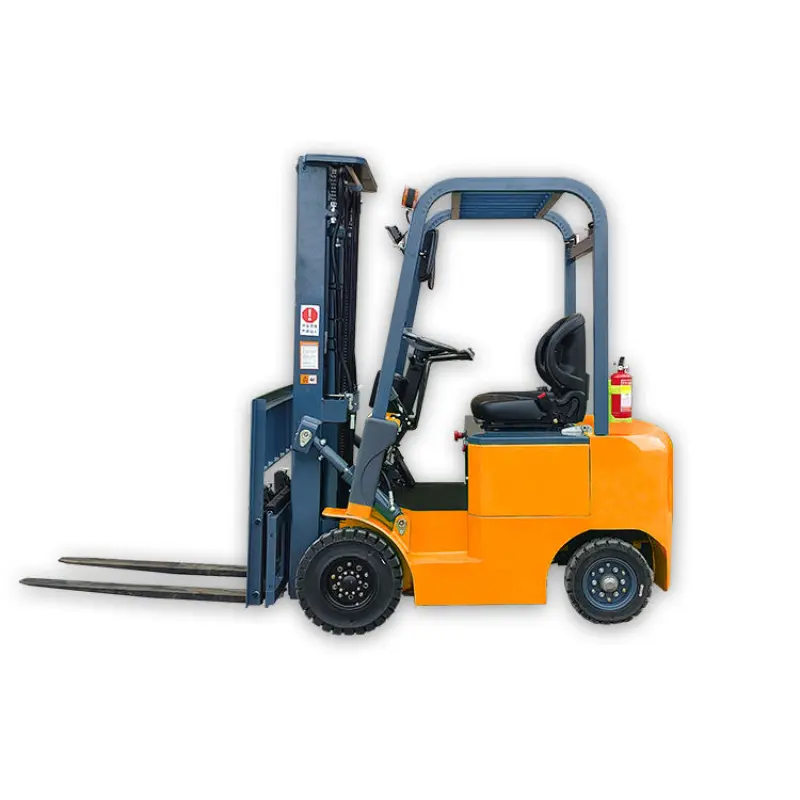 Four Wheel Battery 4X4 Electric Forklift 2 T Forklift Machine Electric Stacker Truck Full Electric Forklift With Safety Lights