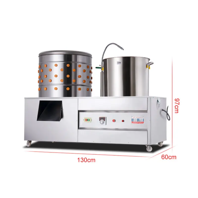 Poultry Slaughtering Equipment Fast Hair Removal Chicken Scalder And plucker Machine