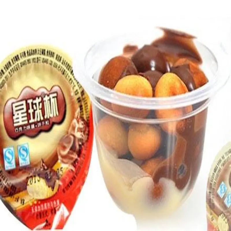 Factory Price Chocolate Cup with Biscuit Packaging Machine