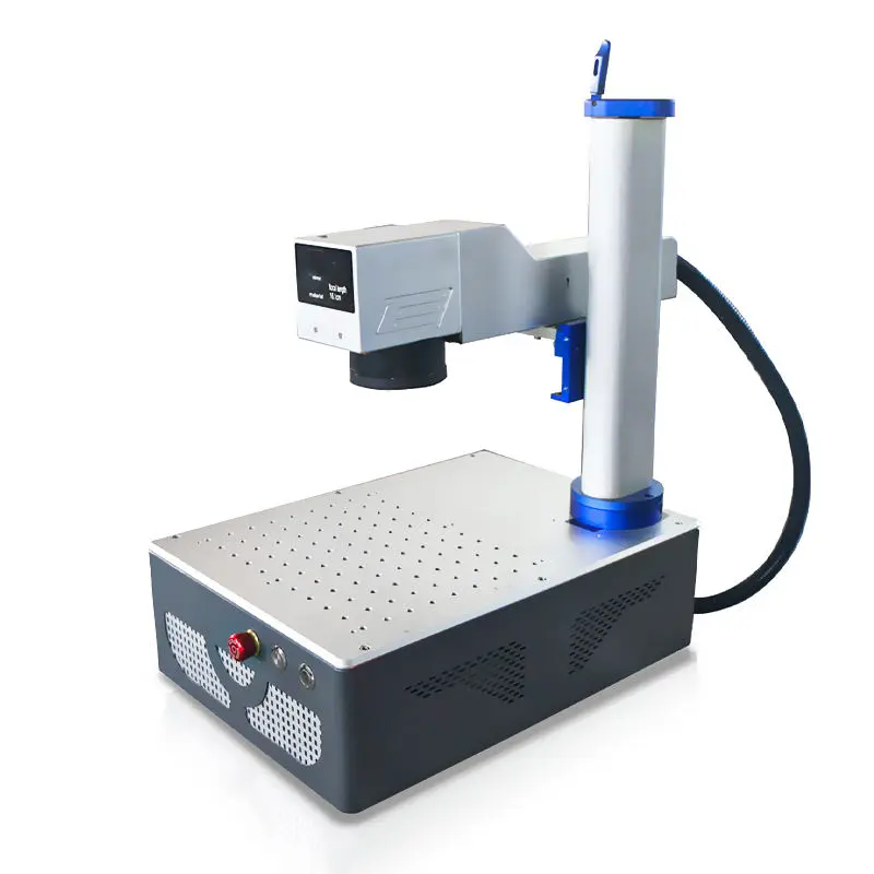 Desktop Mini Portable Fiber Laser Marking Machine Grabador Laser Fibra Metal Marking Machine 20w 30w 50w For Metal Steel