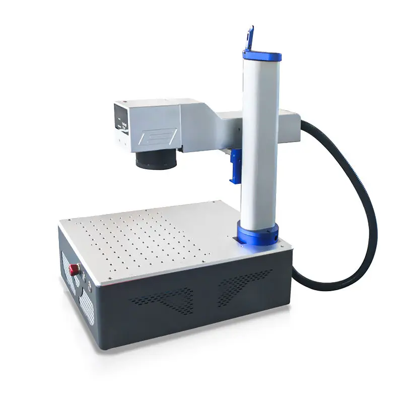 Desktop Mini Portable Fiber Laser Marking Machine Grabador Laser Fibra Metal Marking Machine 20w 30w 50w For Metal Steel