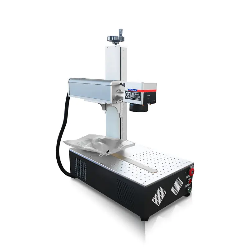 Desktop Mini Portable Fiber Laser Marking Machine Grabador Laser Fibra Metal Marking Machine 20w 30w 50w For Metal Steel