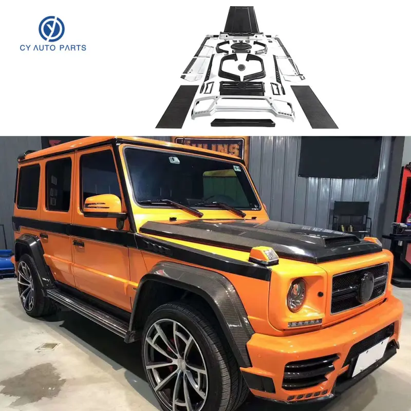 For Mercedes-Benz G Class W463 G350 G500 G55 G63 Carbon Fiber Upgraded MSY Style Full Body Kit