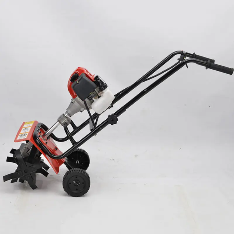 Micro plowing and ditching machine