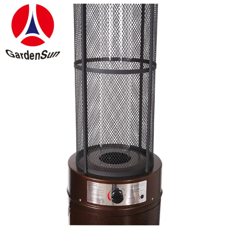 Favoured Garden Treasure Gas Glass Tube Patio Heater With Flux