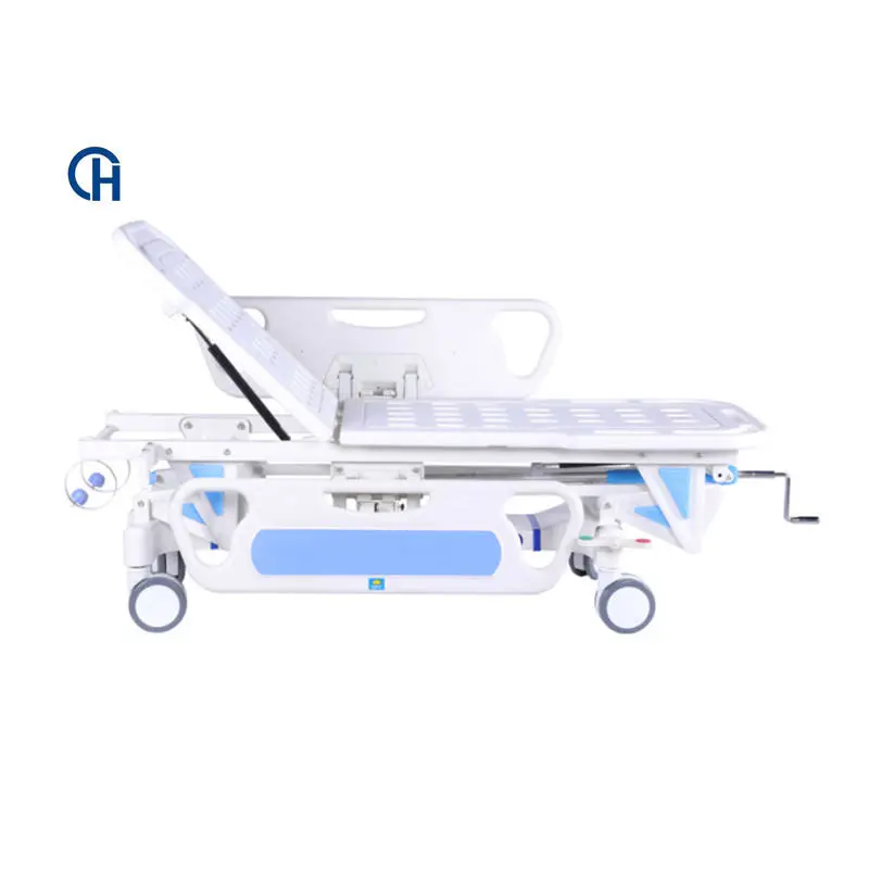High quality Emergency Bed Stretcher Trolley Medical Hospital Patient Transport Ambulance Stretcher