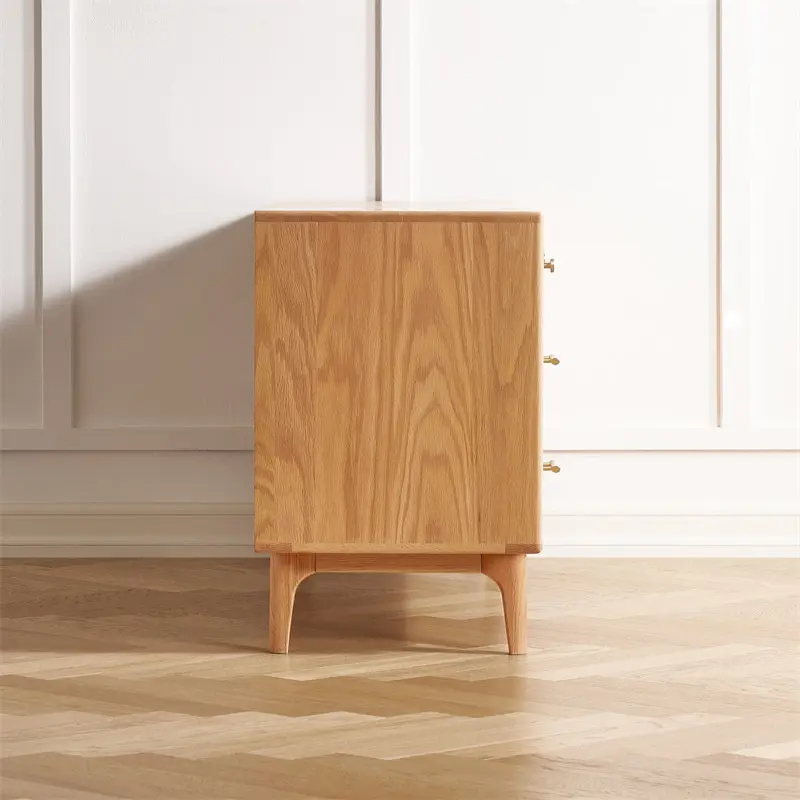 Bedroom Furniture Modern Solid Oak Wood 8 Drawers Chest Cabinets Storage Dresser
