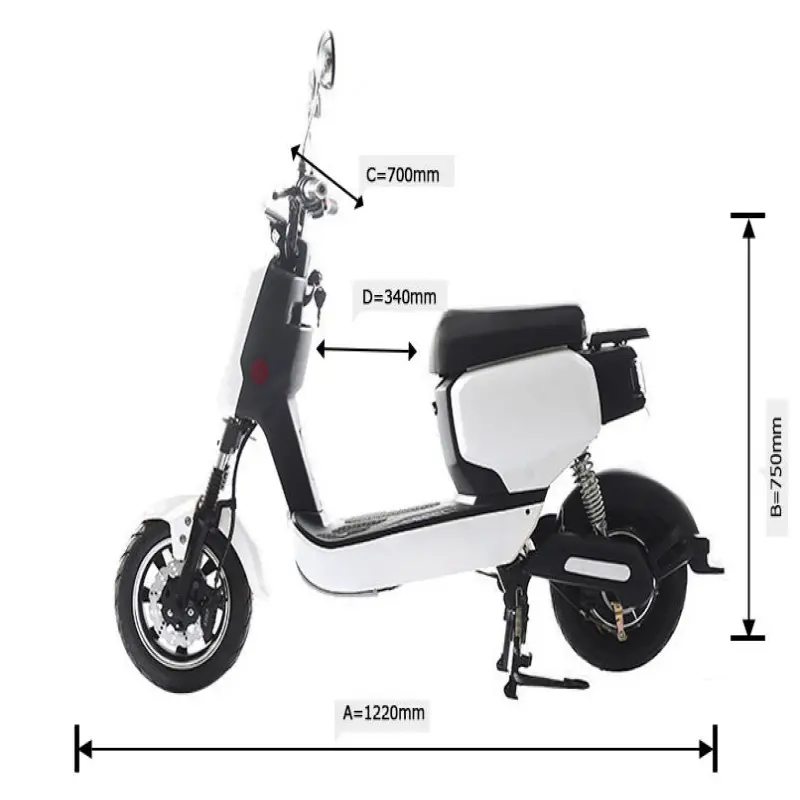 48V 500W Motor High Speed E-Bike For Adults Mobility Scooter
