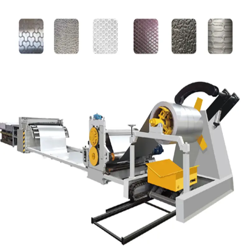 Two-In-One Winding Coiling Metal Embossing Machine