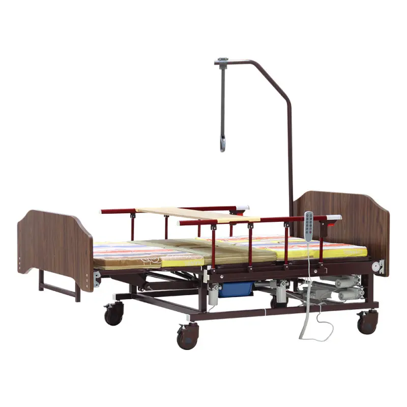 Multifunction medical abs head turning function elderly home electric nursing bed with toilet
