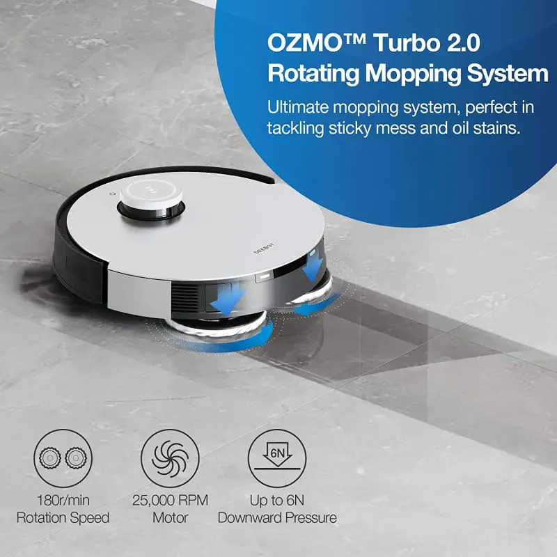 Multi Floor Mapping App Control Robot Vacuum Cleaner With Mop Automatic Cleaning