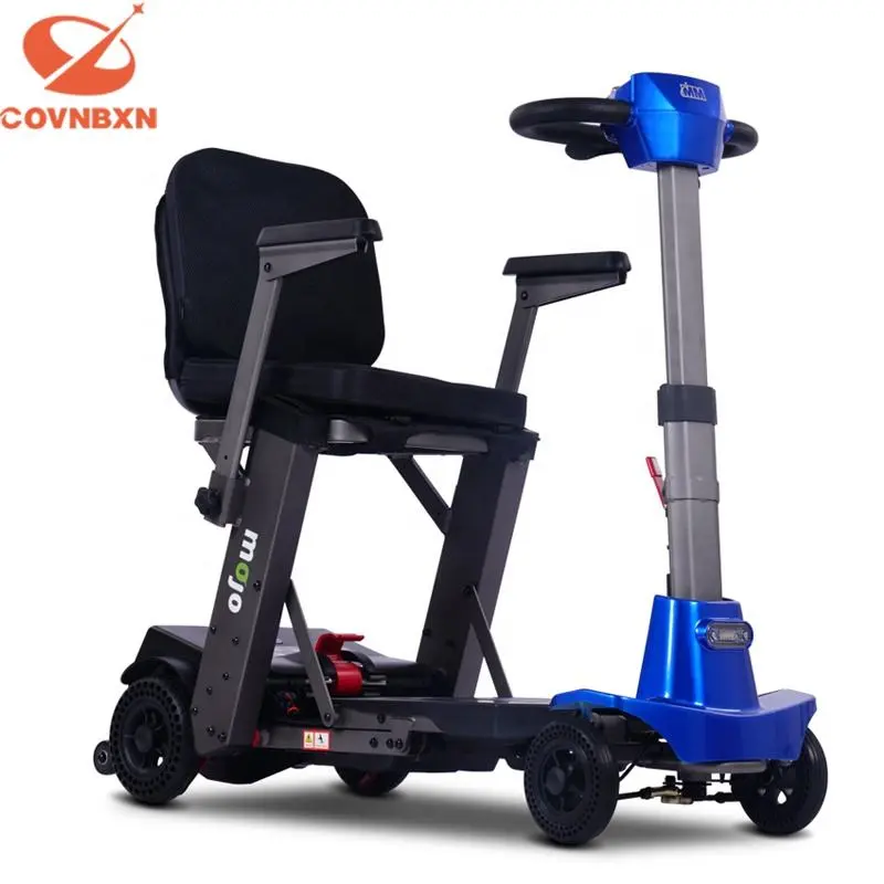 Outdoor Disability Scooter Manual Folding Powered Lightweight Electric Mobility Scooter