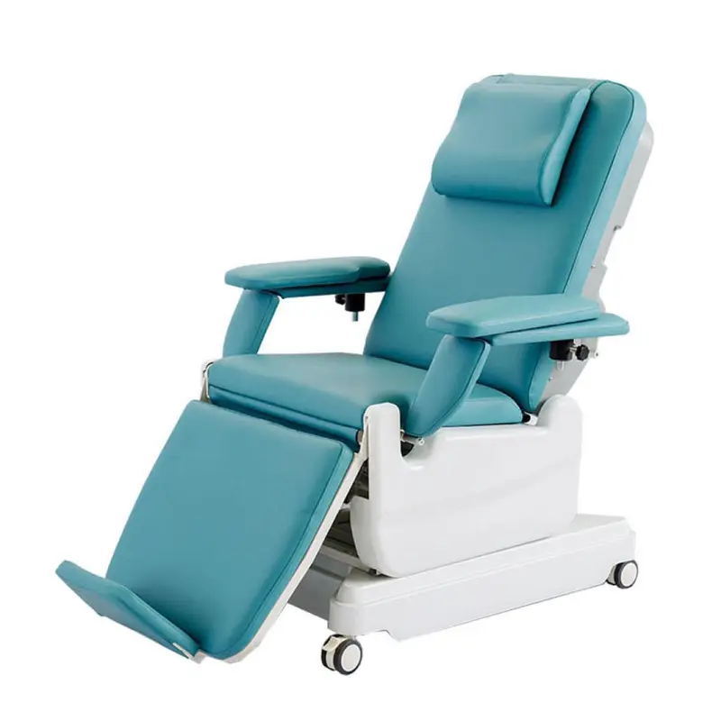 Mobile Electric Blood Donor Drawing Hemodialysis Dialysis Chair
