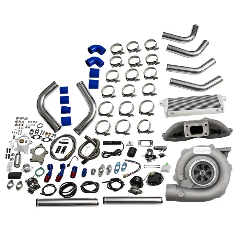 T3 T4 Turbo Kit for Honda CIVIC Acura RSX K20 SI 02-06 Intercooler+Pipe+Oil Pump+Oil Line+BOV