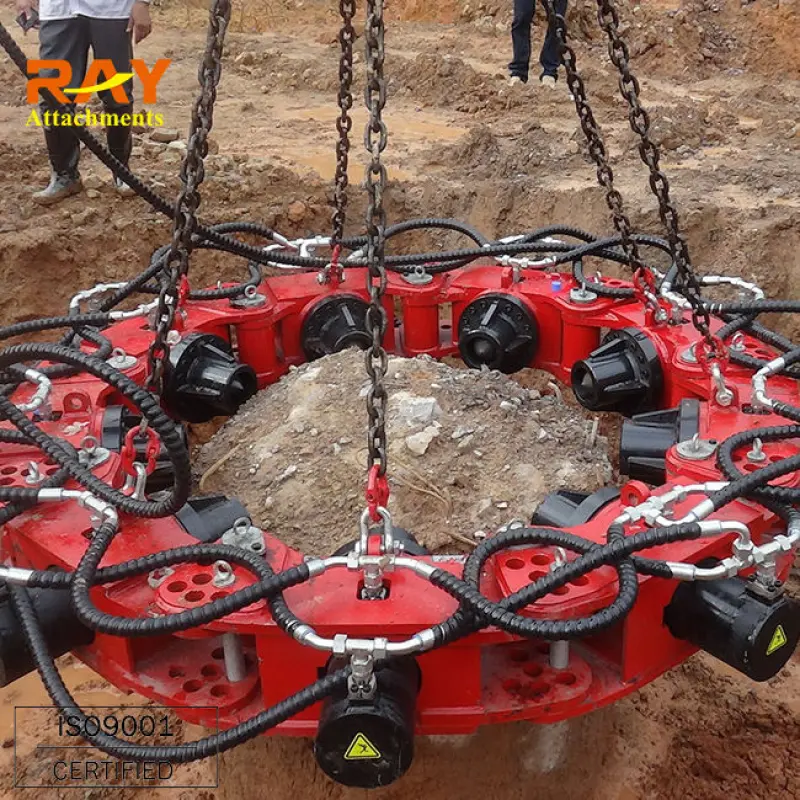 Concrete Pile Head Cutter Pile Breaker For Round Concrete Piles Model FAPB400