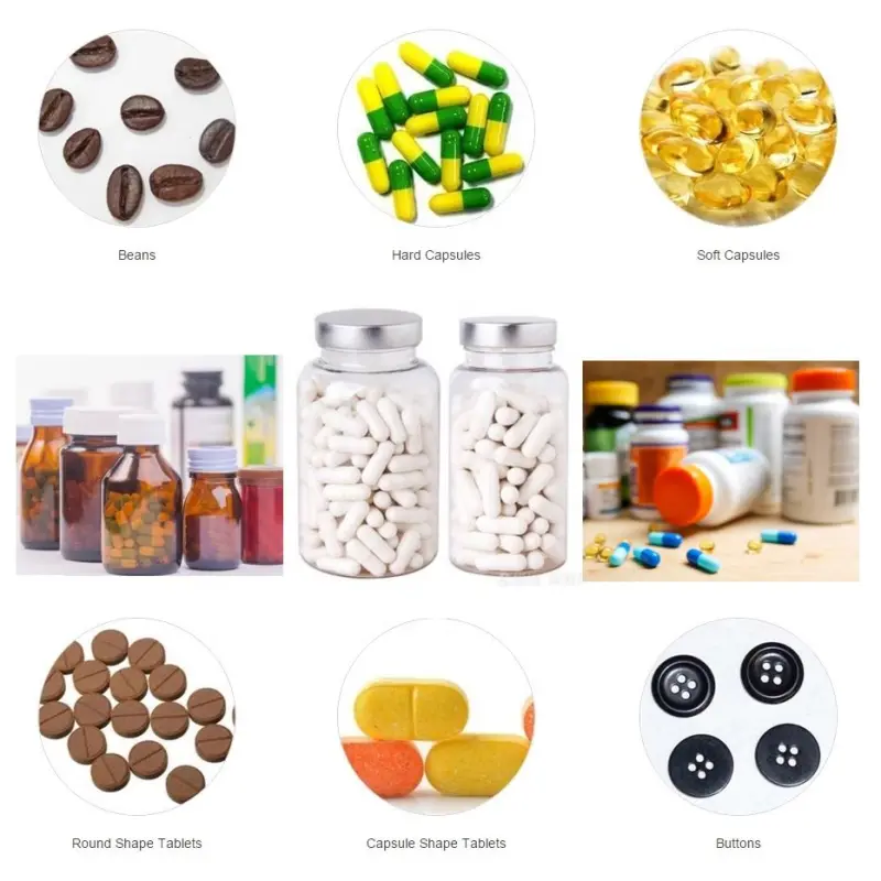 GS-12 Efficient Calcium Citrate Tablet Propolis Soft Capsule Candy Counting Filling Machine