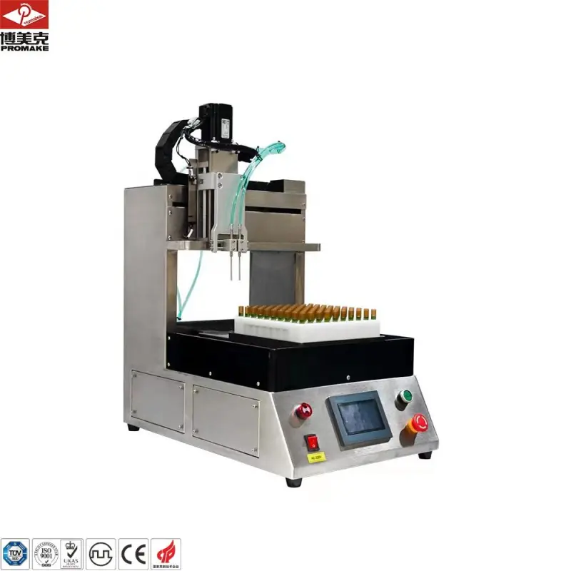 Small Scale Liquid Filling Machine High Speed Precision 2 Heads Ceramic Pump Filling Machine