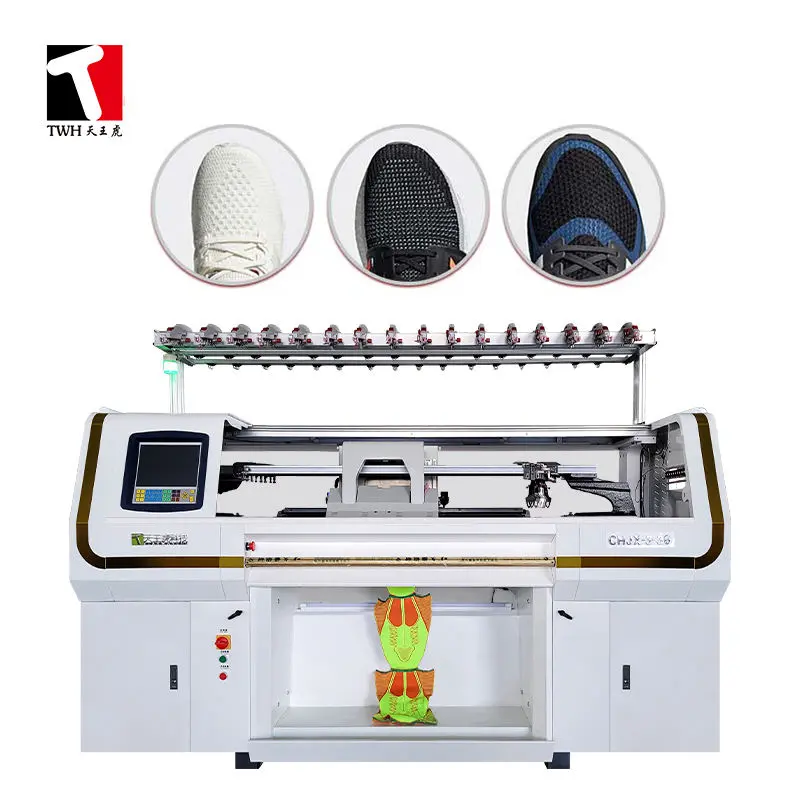 Automatic Upper Shoes Making Machine With Knitting Shoes Upper Shoes Knitting Machine