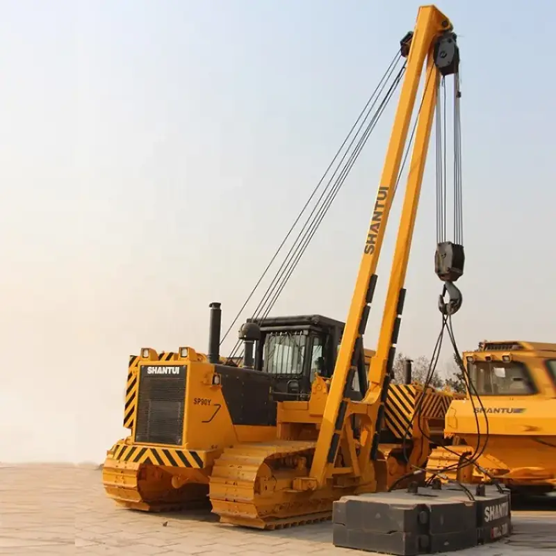 SHANTUI SP90Y Pipelayer Sideboom Heavy Duty 90 Ton Crawler Pipelayer For Pipeline Laying For Sale