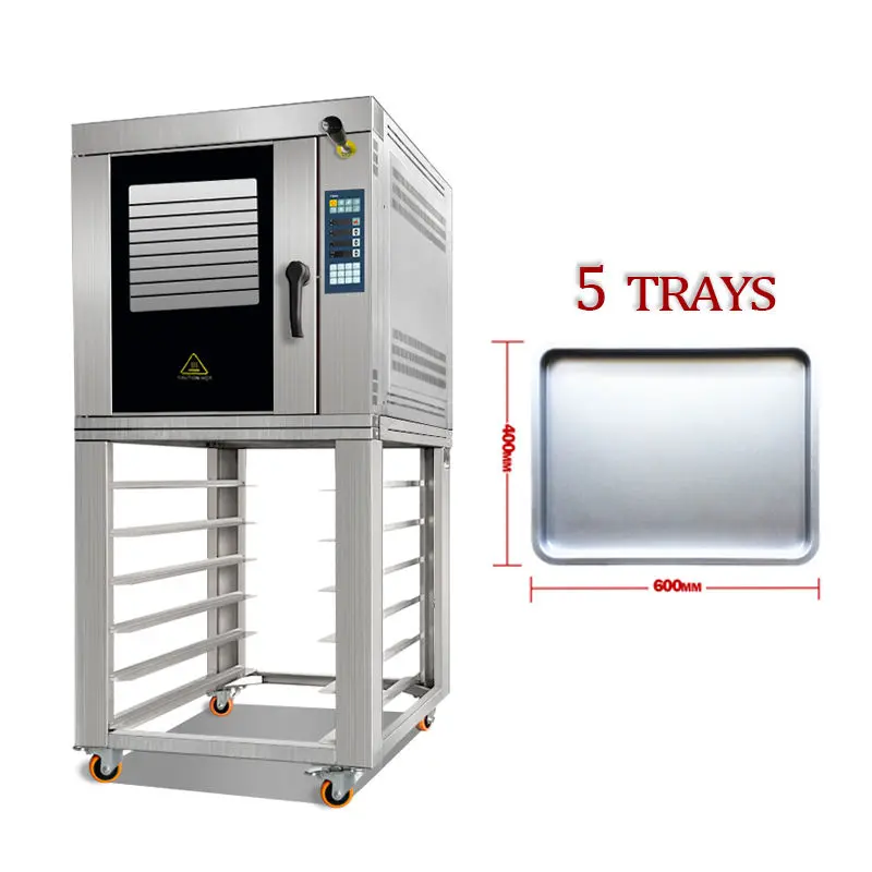 5 Trays Stainless Steel Bread Gas For Industrial Commercial Kitchen