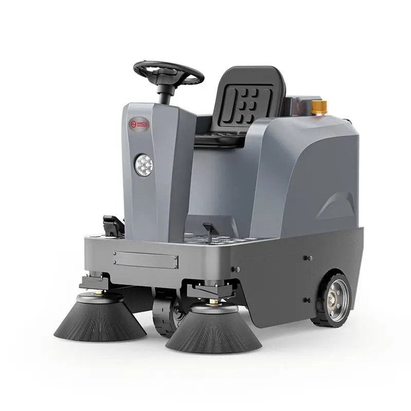 Modern Street Road Sweeper Industrial Ride On Floor Cleaning Machine