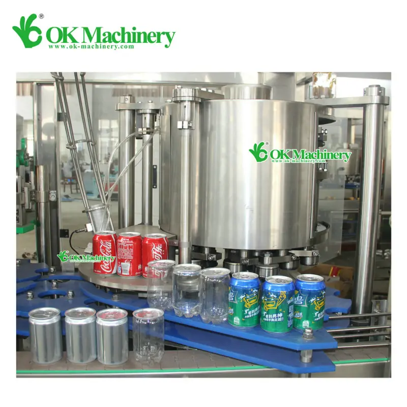 BKBK01 Automatic Complete Plant A To Z Tin Beverage Juice Canning Line Aluminium Beer Can Filling Machine