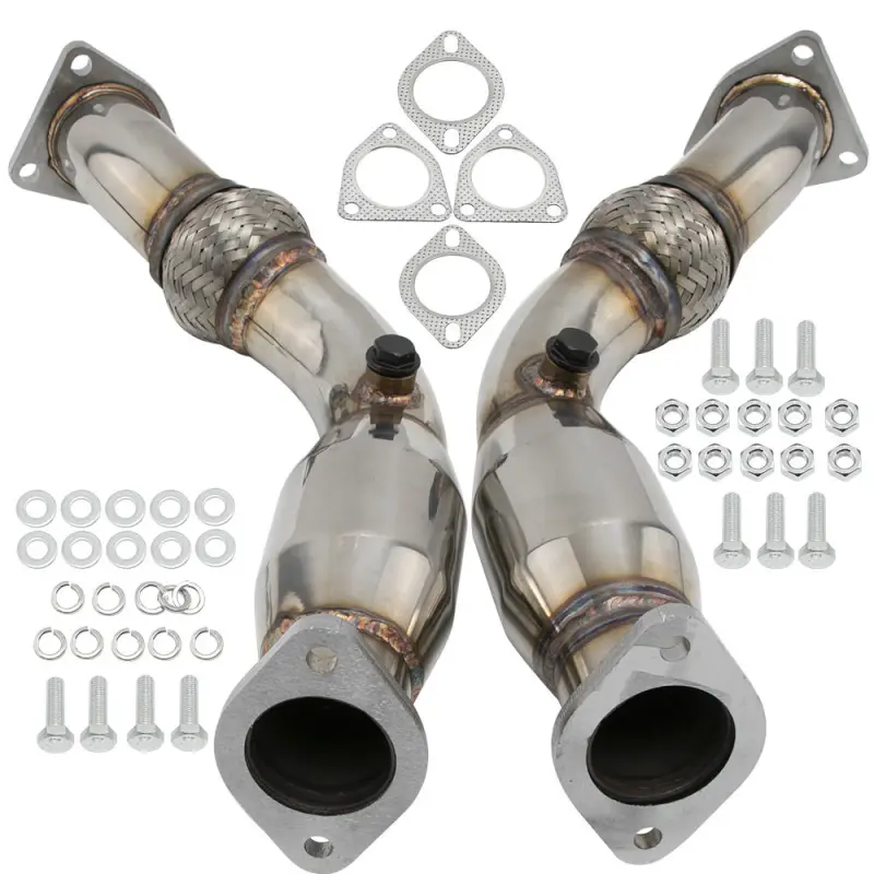 Exhaust Downpipe Pipes Tube Test Pipes for for Infiniti FX35 3.5L 2003-2006 VQ35DE Engine for Nissan 350Z