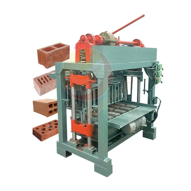 Hexagon Paver Adobe Interlocking Building House Brick Making Machine For Baking Free Flyash Brick Forming Machine