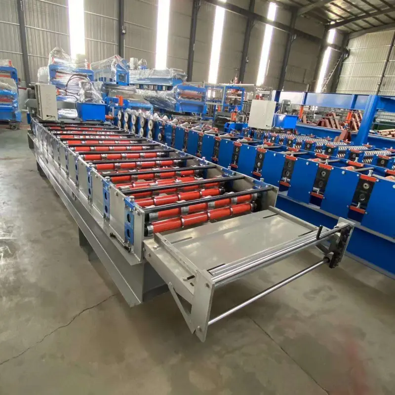 2023 Metal Roofing Panel Plate Making Machine Building Material Machine Ibr Trapezoidal Tile Roof Roof Roll Forming Machine