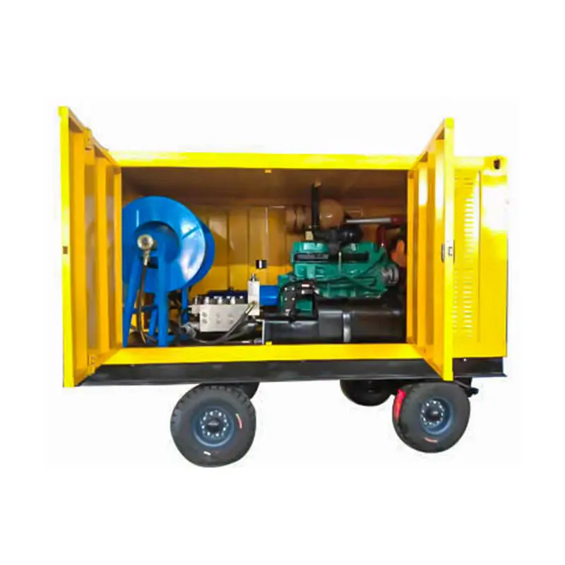 Power Washer Diesel Sewer Jetter Pump Drain Pipe Cleaning Machine