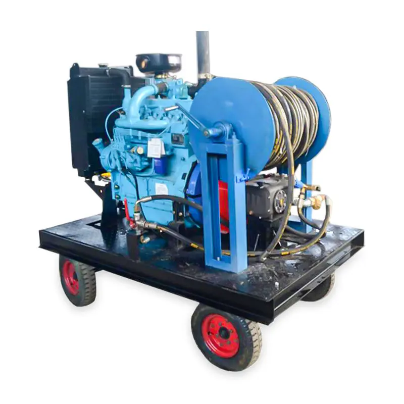 Power Washer Diesel Sewer Jetter Pump Drain Pipe Cleaning Machine
