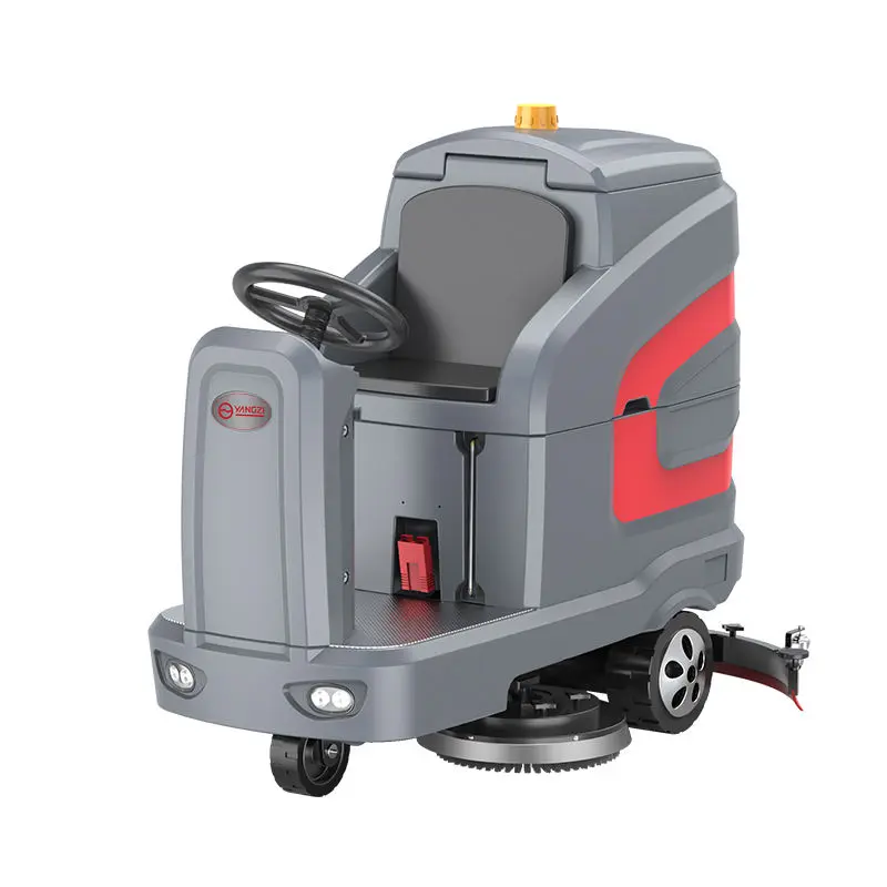 Industrial Auto Ride On Electric Tile Scrubber Cleaning Machine