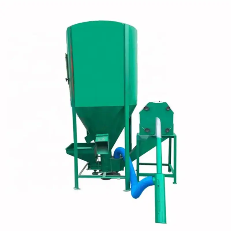 Cow,Chicken,Horse,Cattle Pig Feed Mixer Grinder Poultry Feed Grinding Crushing Machine