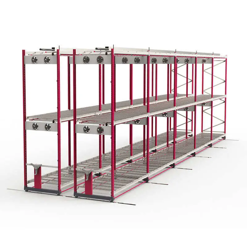 Vertical Farm Equipment Grow Rack System For Urban Farming