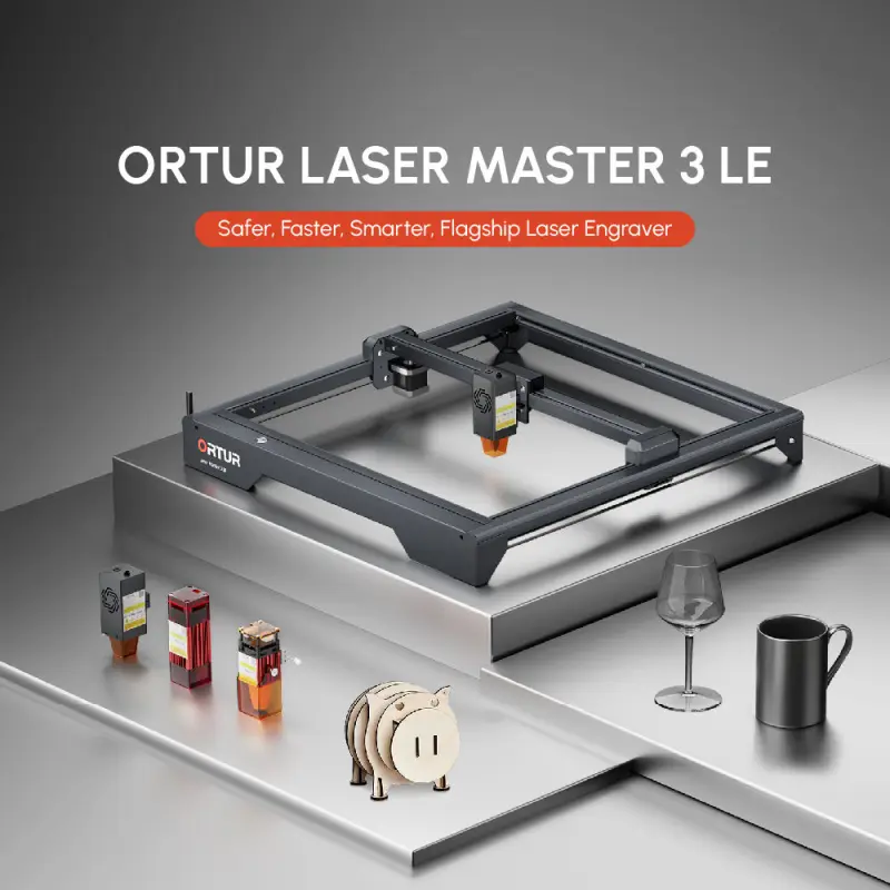 ORTUR laser router OLM-3LE engraving machine  portable mini engraver laser metal machine 10w For home