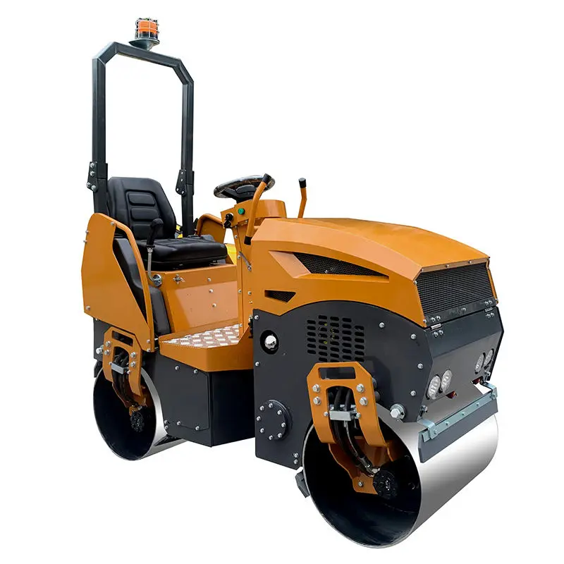 3 Ton Diesel Gasoline Vibrating Tandem Asphalt Compactor Road Roller