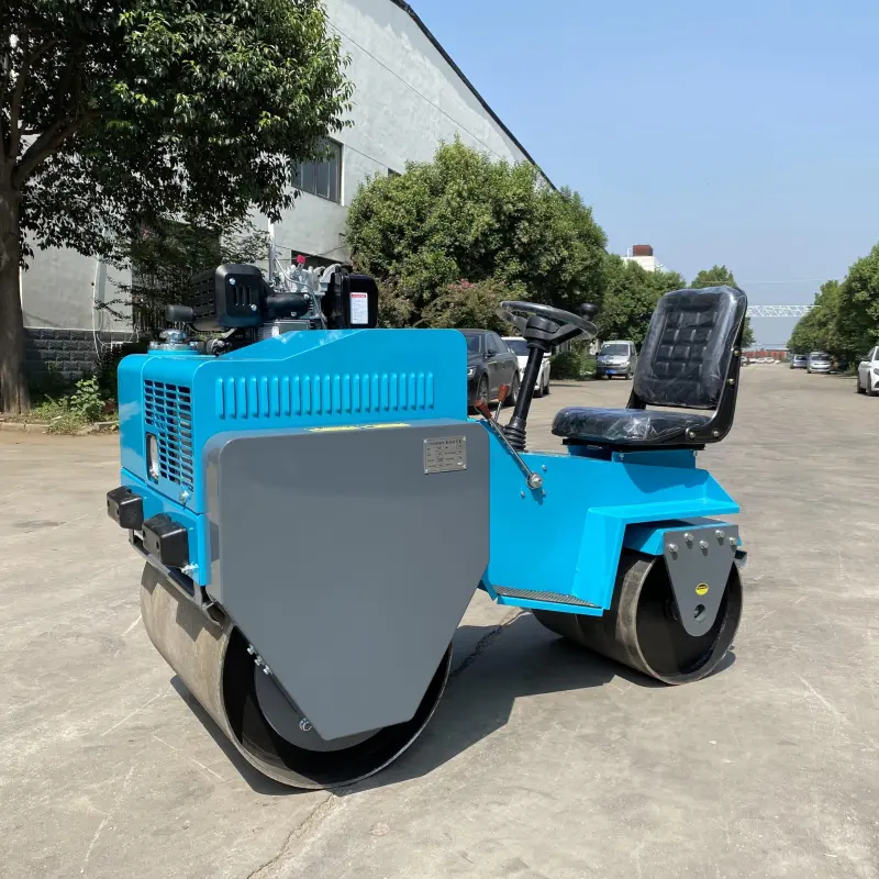 3 Ton Diesel Gasoline Vibrating Tandem Asphalt Compactor Road Roller