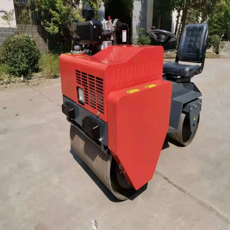 3 Ton Diesel Gasoline Vibrating Tandem Asphalt Compactor Road Roller