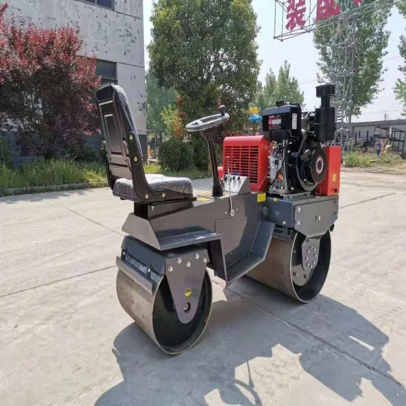 3 Ton Diesel Gasoline Vibrating Tandem Asphalt Compactor Road Roller