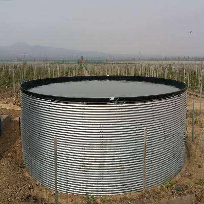 Water Storage Tank Packing Belt Galvanized Steel Large Capacity 5000 Liter to 20000 Liter Producing Fresh Water 5 Set