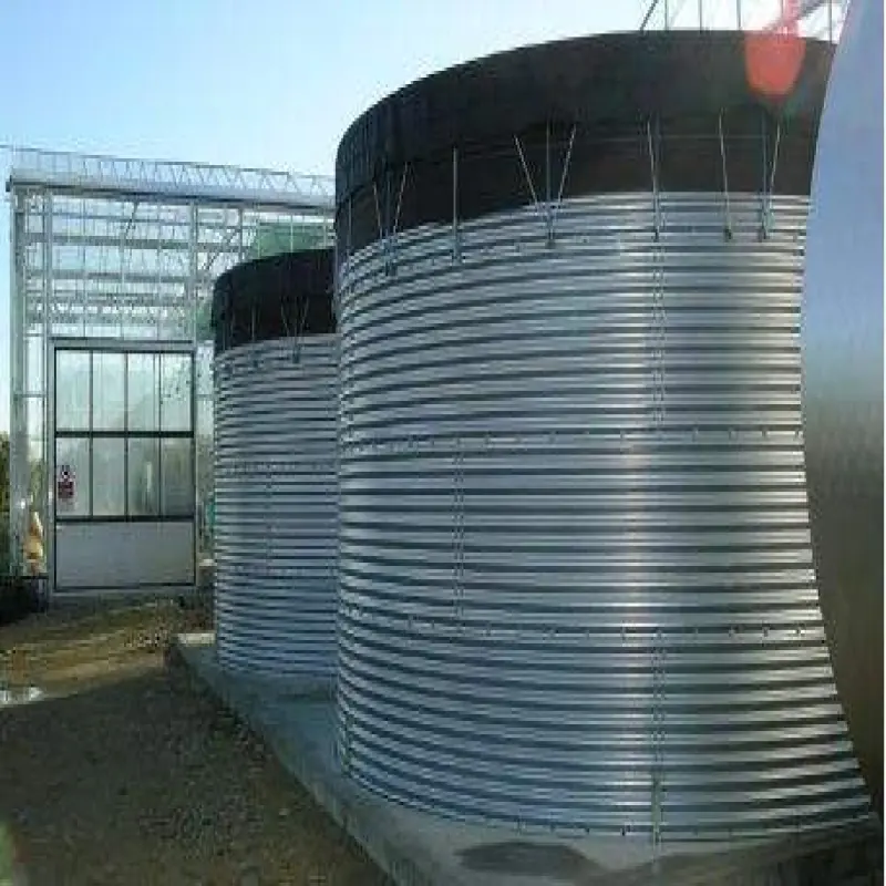 Water Storage Tank Packing Belt Galvanized Steel Large Capacity 5000 Liter to 20000 Liter Producing Fresh Water 5 Set