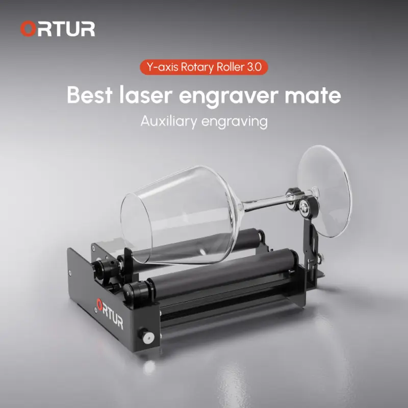 Y-axis Rotary Roller Engraving Module for Engraving Cylindrical Objects Cans