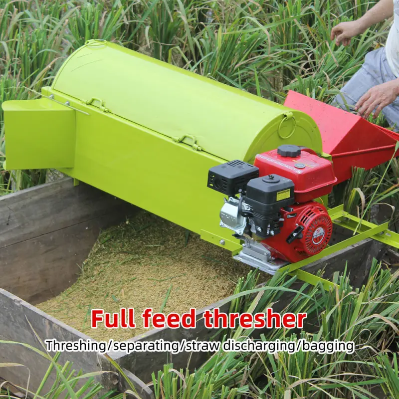 Electric Wheat Mobile Portable Rice Paddy Maize Corn Peeler And Thresher