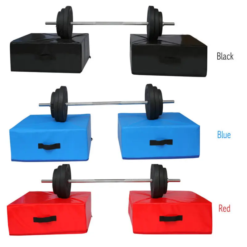 Professional Manufacturer Weightlifting Mat  Barbell Cushion Pad Barbell Silencer Drop Crash Pads