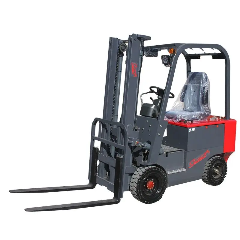 Electric Forklift 1.5ton Capacity Fork Lift Truck Hydraulic Stacker